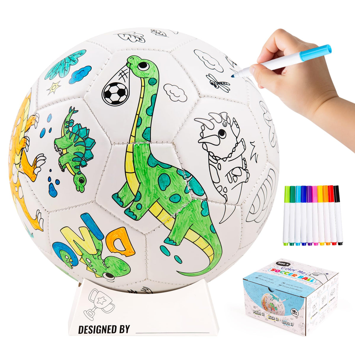EVERICH TOY DIY soccer craft blends art with active play for curious kids.