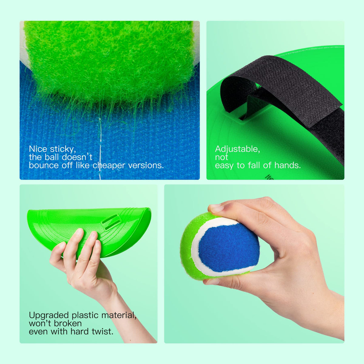Durable plastic paddles from EVERICH TOY built for outdoor use