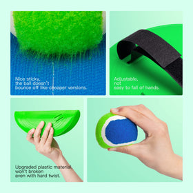 Durable plastic paddles from EVERICH TOY built for outdoor use