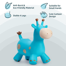 EVERICH TOY giraffe bouncy horse child playing demonstrates active movement and imagination