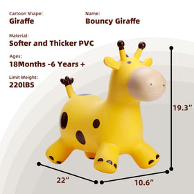 EVERICH TOY giraffe bouncy horse packaging showcases gift-ready presentation