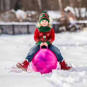 EVERICH TOY Hopper Ball 18-inch size suits kids ages 4 to 8 for active play.