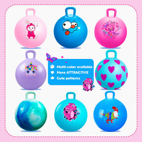 Everich Toy hopper ball scene shows kids enjoying active play with the butterfly design.
