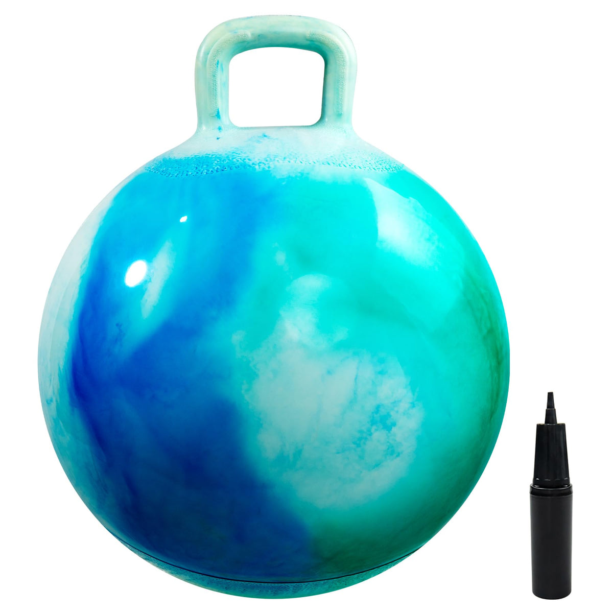 EVERICH TOY hopper ball with clouds design and handle, ideal for outdoor active play.