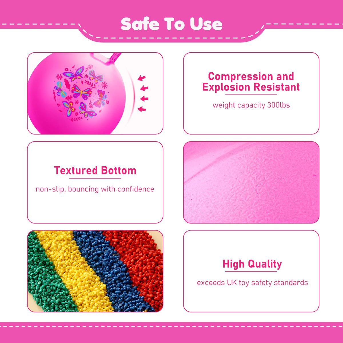 Everich Toy hopper ball suitable for both indoor and outdoor use.