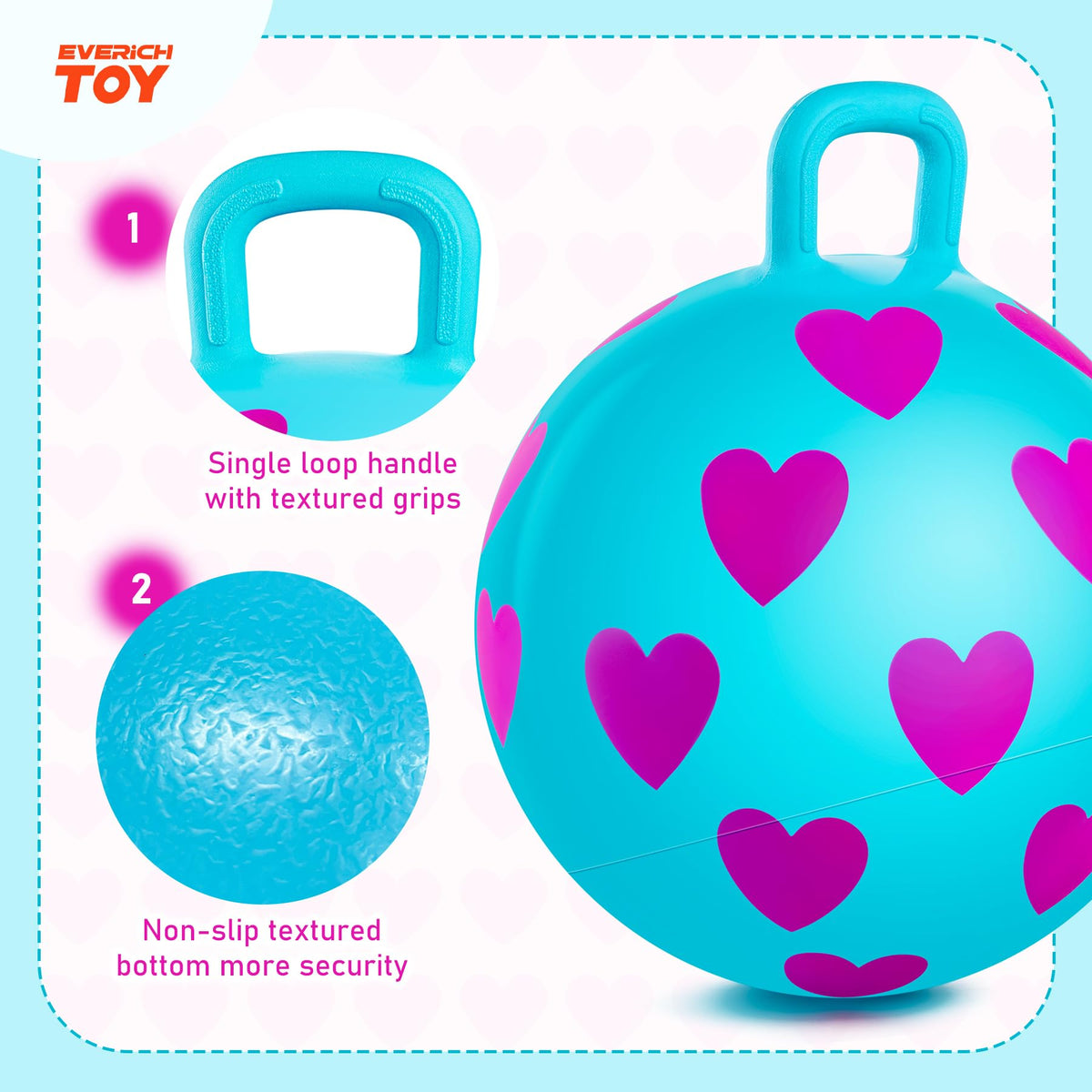 EVERICH TOY thick phthalate-free PVC ensures safe, durable play sessions
