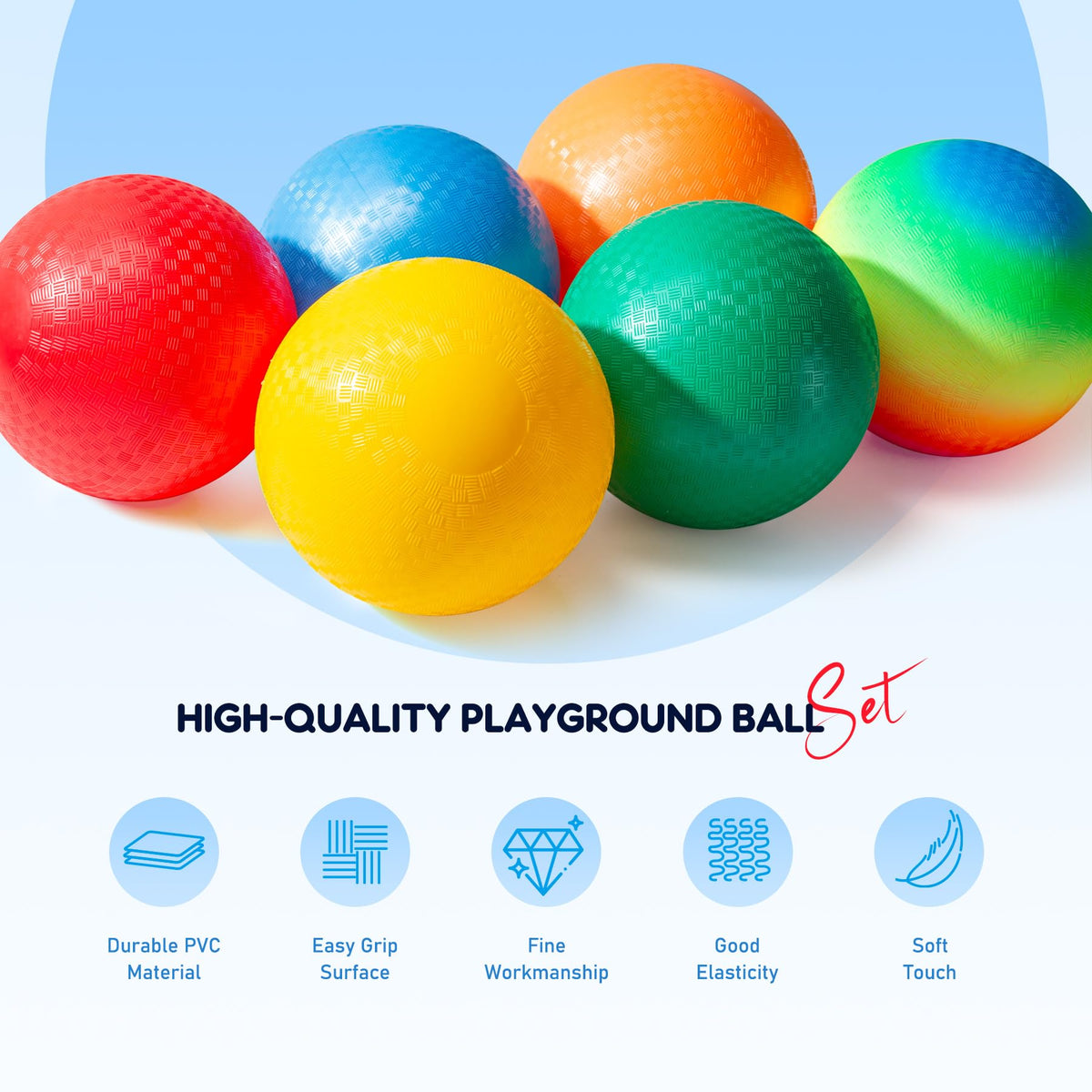 Everich Toy playground ball used in indoor-outdoor settings for versatile play.