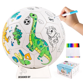 EVERICH TOY markers for the paint-your-own soccer ball offer vivid, washable colors for kids' creativity.