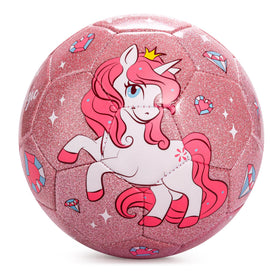 Everich Toy pink unicorn soccer ball size 3 for imaginative outdoor play