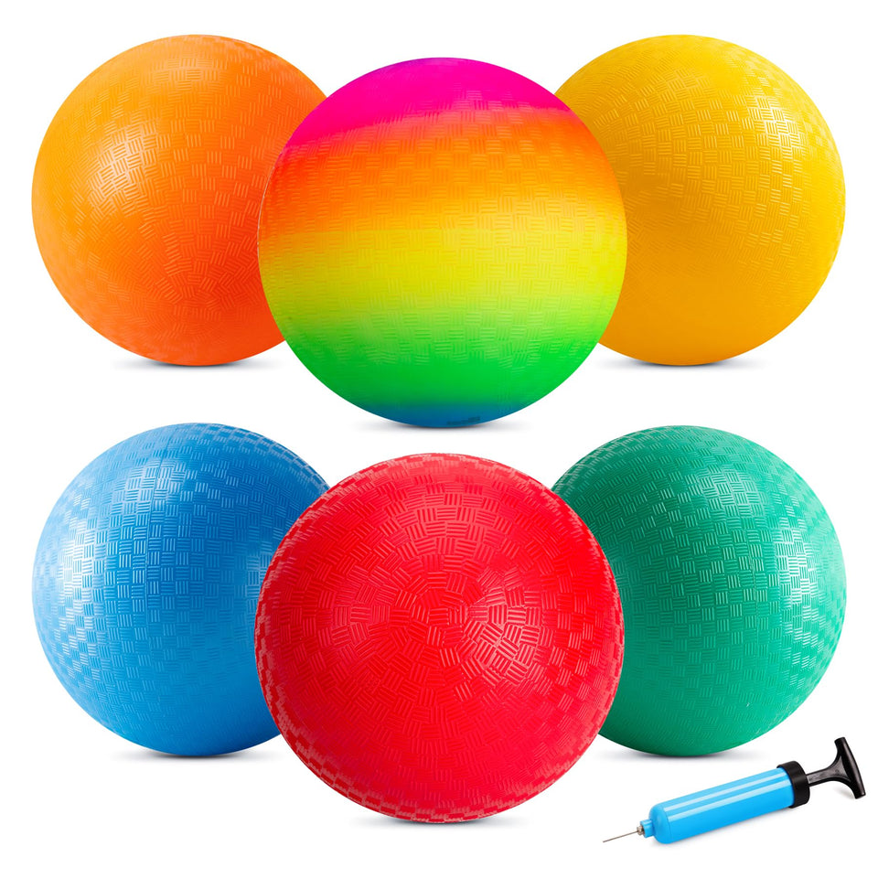 Everich Toy playground ball 8.5-inch with non-slip grip for outdoor play.