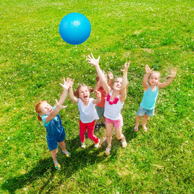 Everich Toy air inflation compatible ball with needle for quick setup.