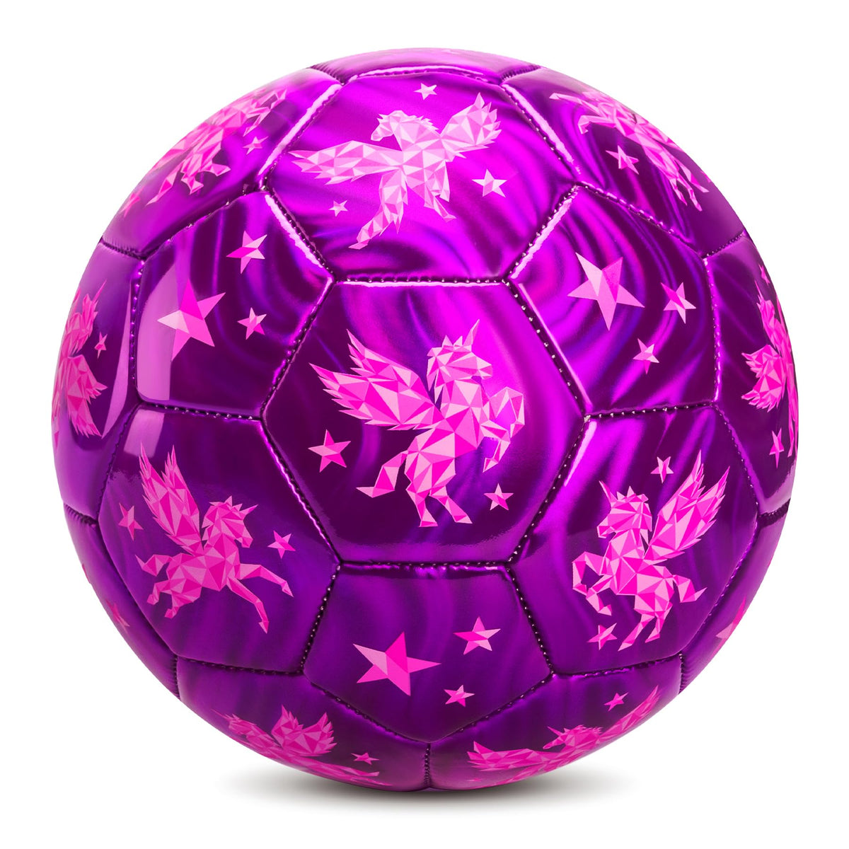 Everich Toy unicorn soccer ball size 4 for beginner kicking practice