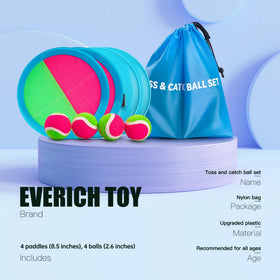 Everich Toy soft sticky balls, easy catches for beginners.