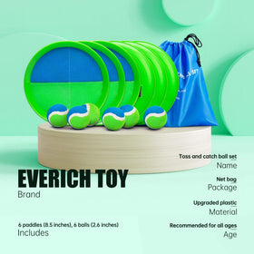 Soft sticky balls designed for easy catching with EVERICH TOY set