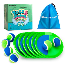 EVERICH TOY toss and catch paddles with sticky surface for easy backyard play