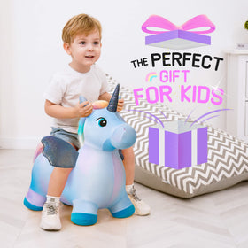 Everich Toy Unicorn Bouncy Hopper suitable for indoor and outdoor play sessions