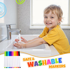 EVERICH TOY washable markers simplify cleanup after art-filled outdoor play.