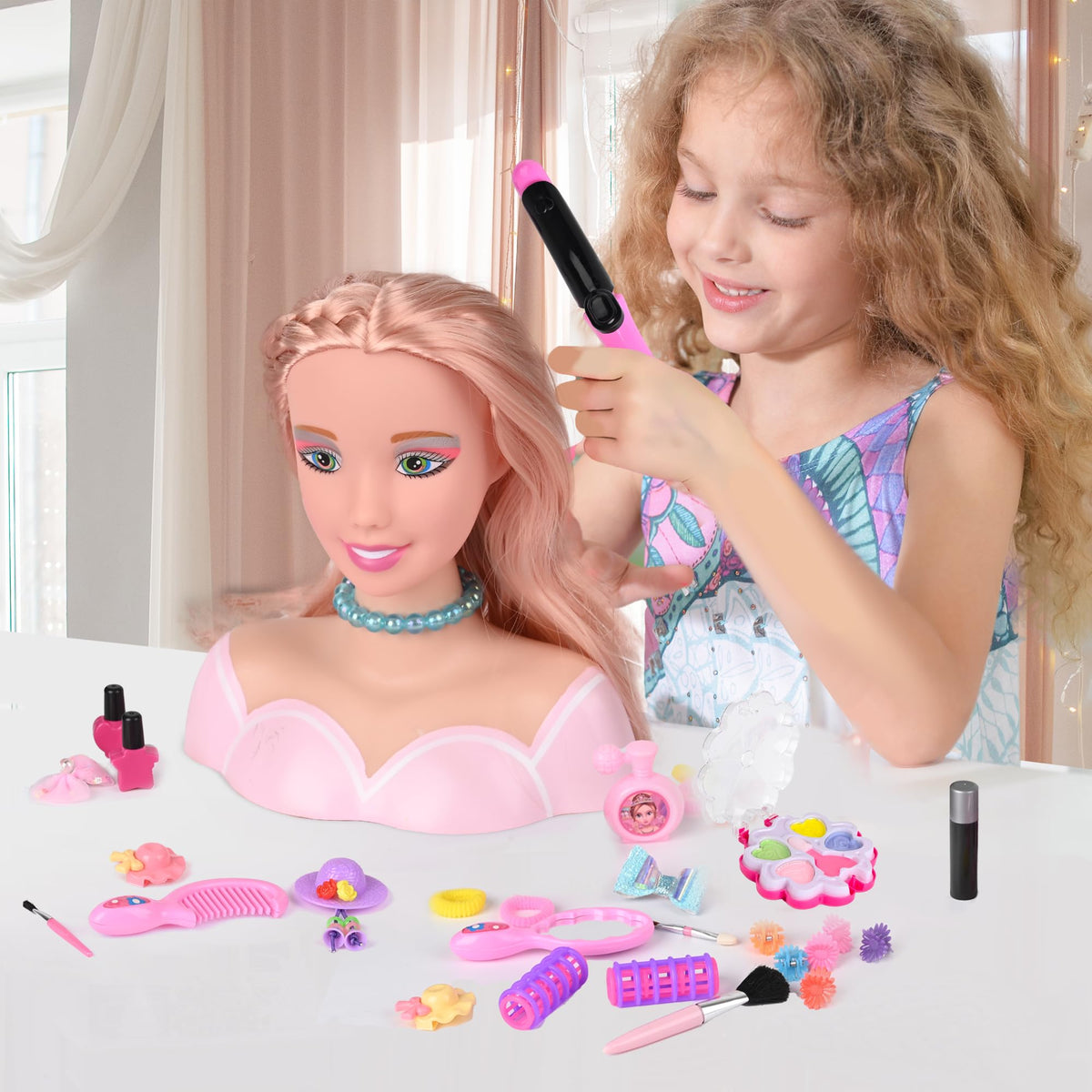 Everideals crown and clips help children create colorful fashion looks