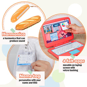 Everideals harmonica in the home office set enhances storytelling and sound play.