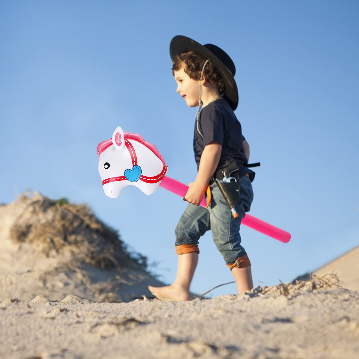 EverMarket cowboy party prop stick horse invites imaginative role play and decorations