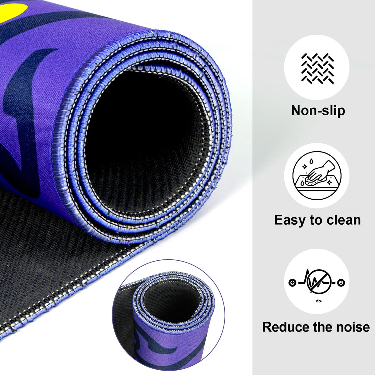EVERSHOW non-slip mat keeps tiles steady on any table surface.