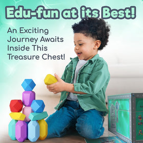 Parent-child play with EVERSMART blocks – bonding and learning colors