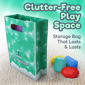 Eco-friendly pine wood EVERSMART blocks – sustainable wooden toy alternative