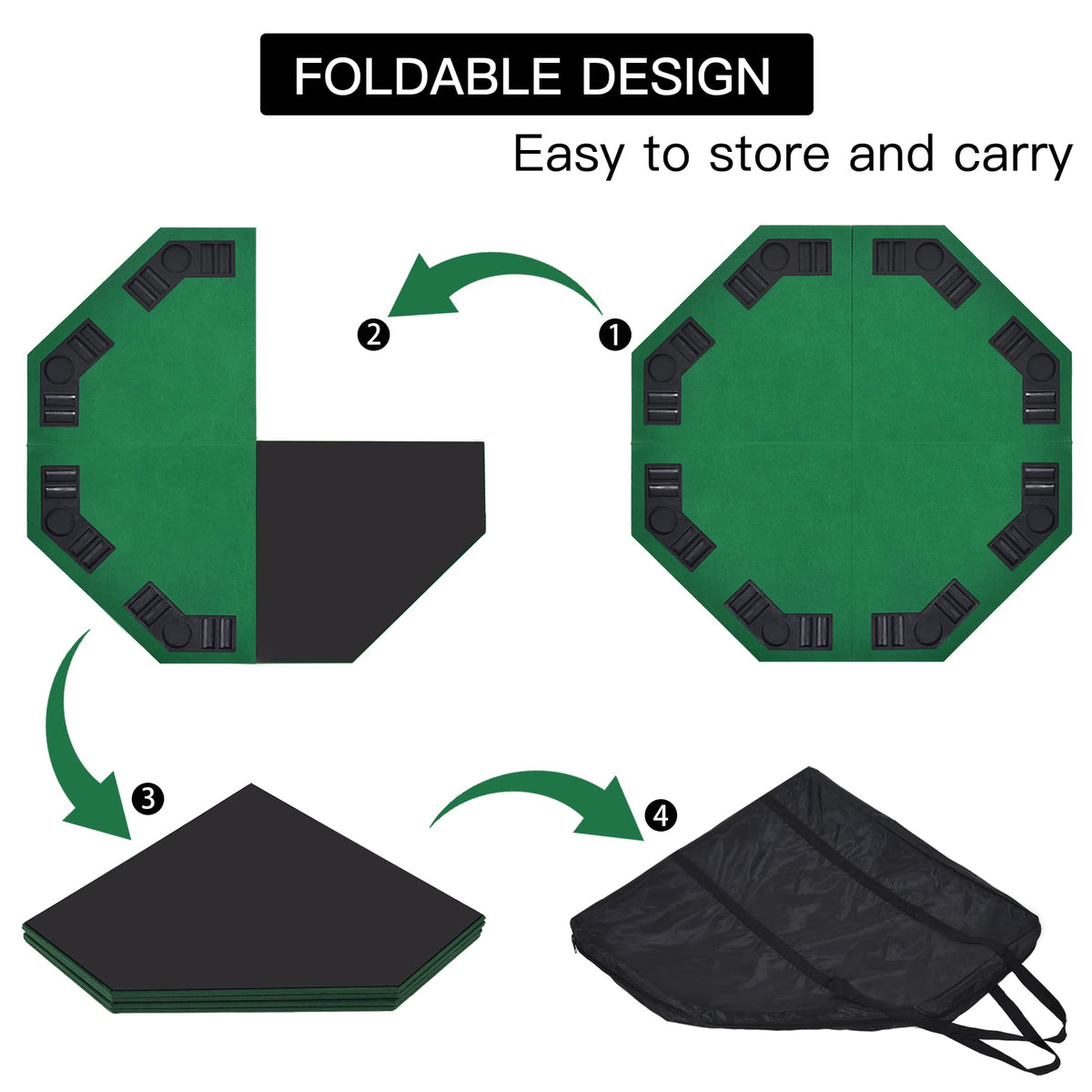 EVIEUN multi-game table top supports Blackjack and Bridge.