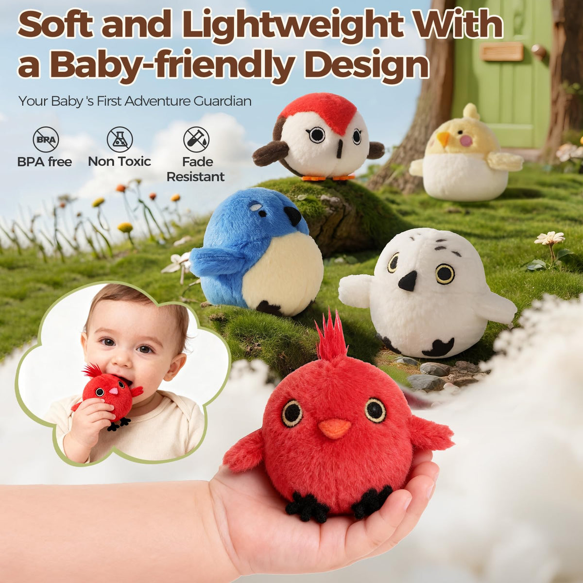 Evoceler Forest Toy Set compact stump for on-the-go fun