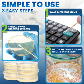 Pipette and vial parts provide precise transfer in experiments.