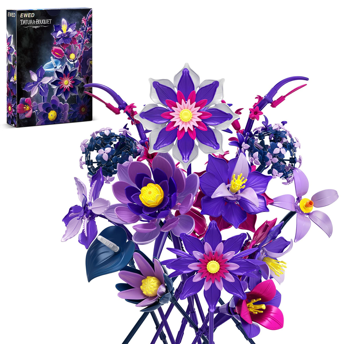 EWED Gothic Flowers Family Build: screen-free bonding through building and arranging
