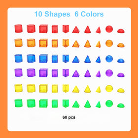 EXBEPE bright, smooth-edged pieces ensure safe, engaging tactile play