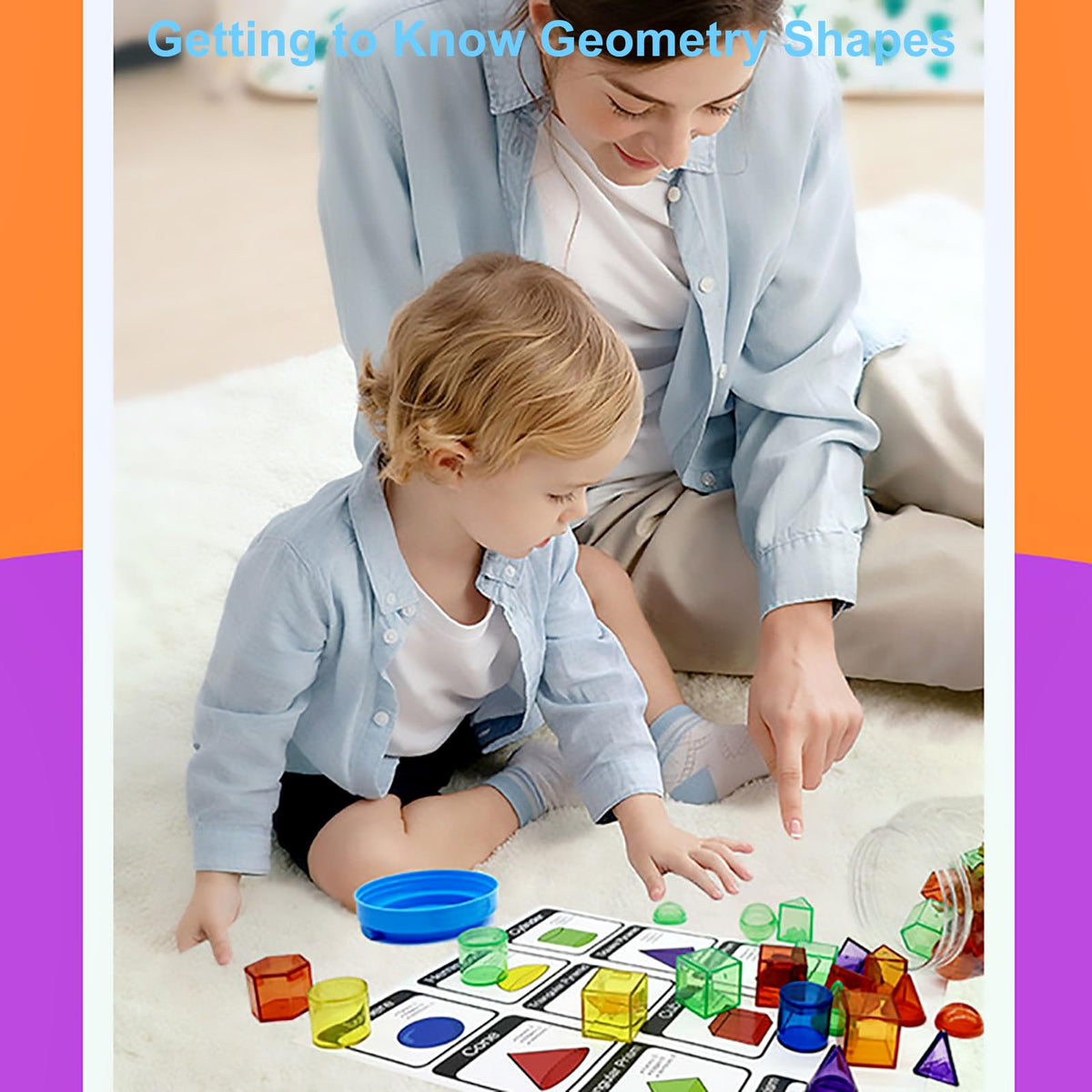 EXBEPE shapes enable sorting and stacking to build early math skills