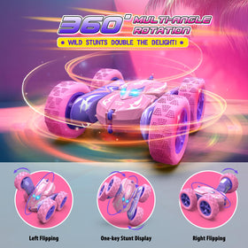 Excitobo RC car features durable all-terrain tires for outdoor adventures.