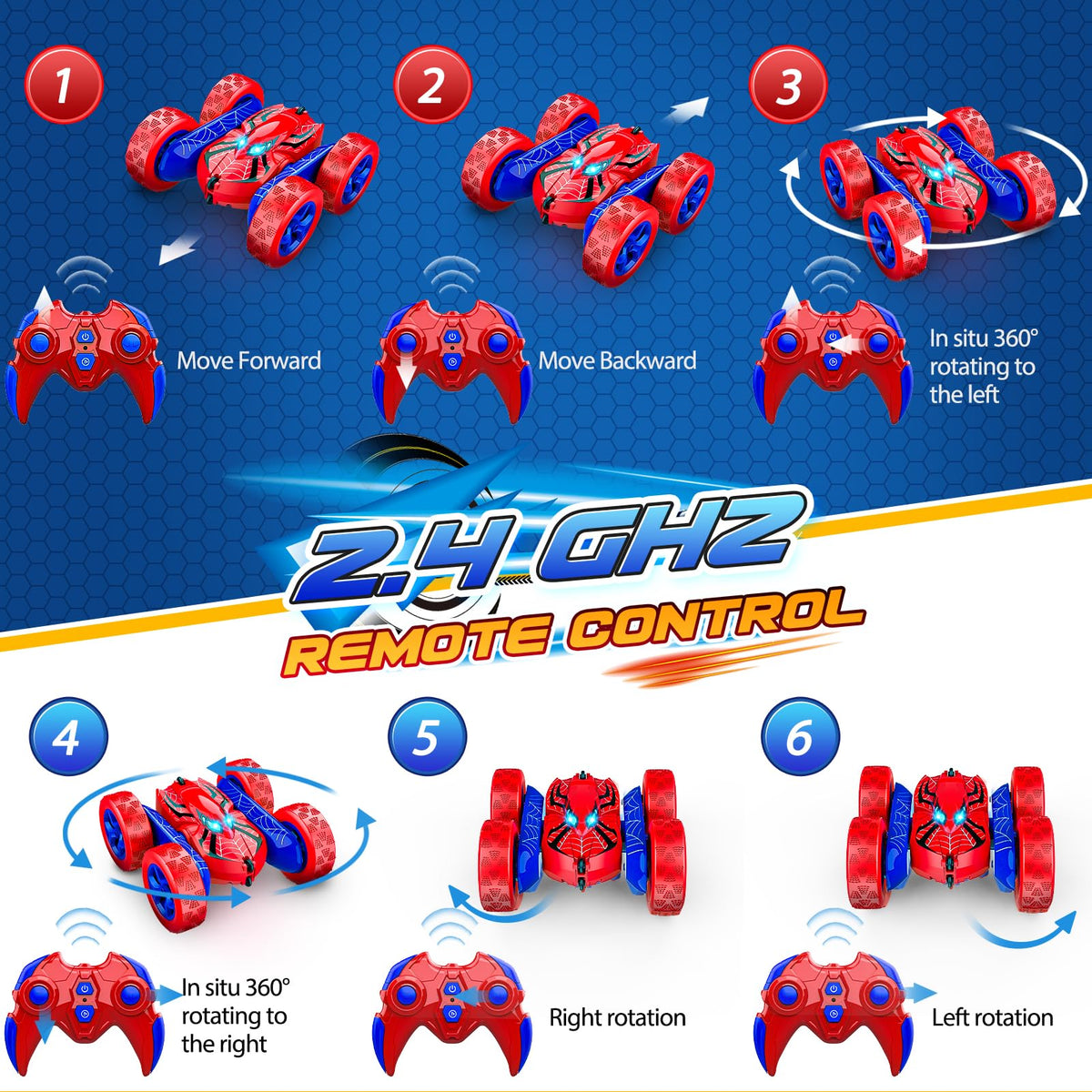 Excitobo LED-wheels-night-drive lights up the track for after-dark fun.