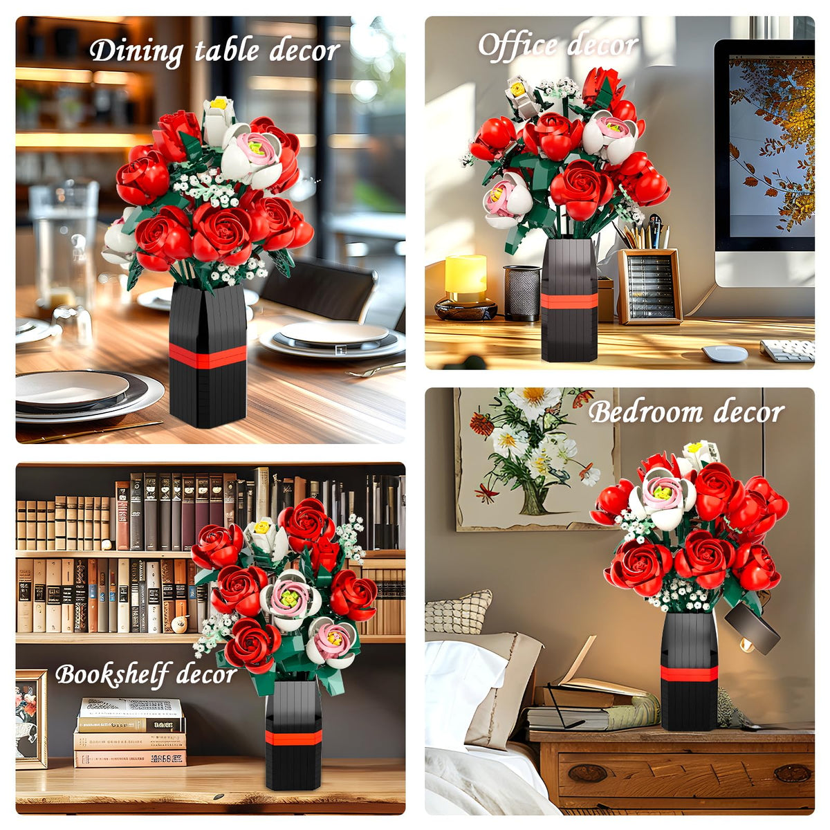 EXCOUP elegant home decor that never needs watering