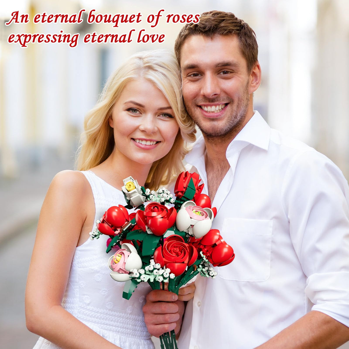 EXCOUP customizable stems allow creative rose arrangements