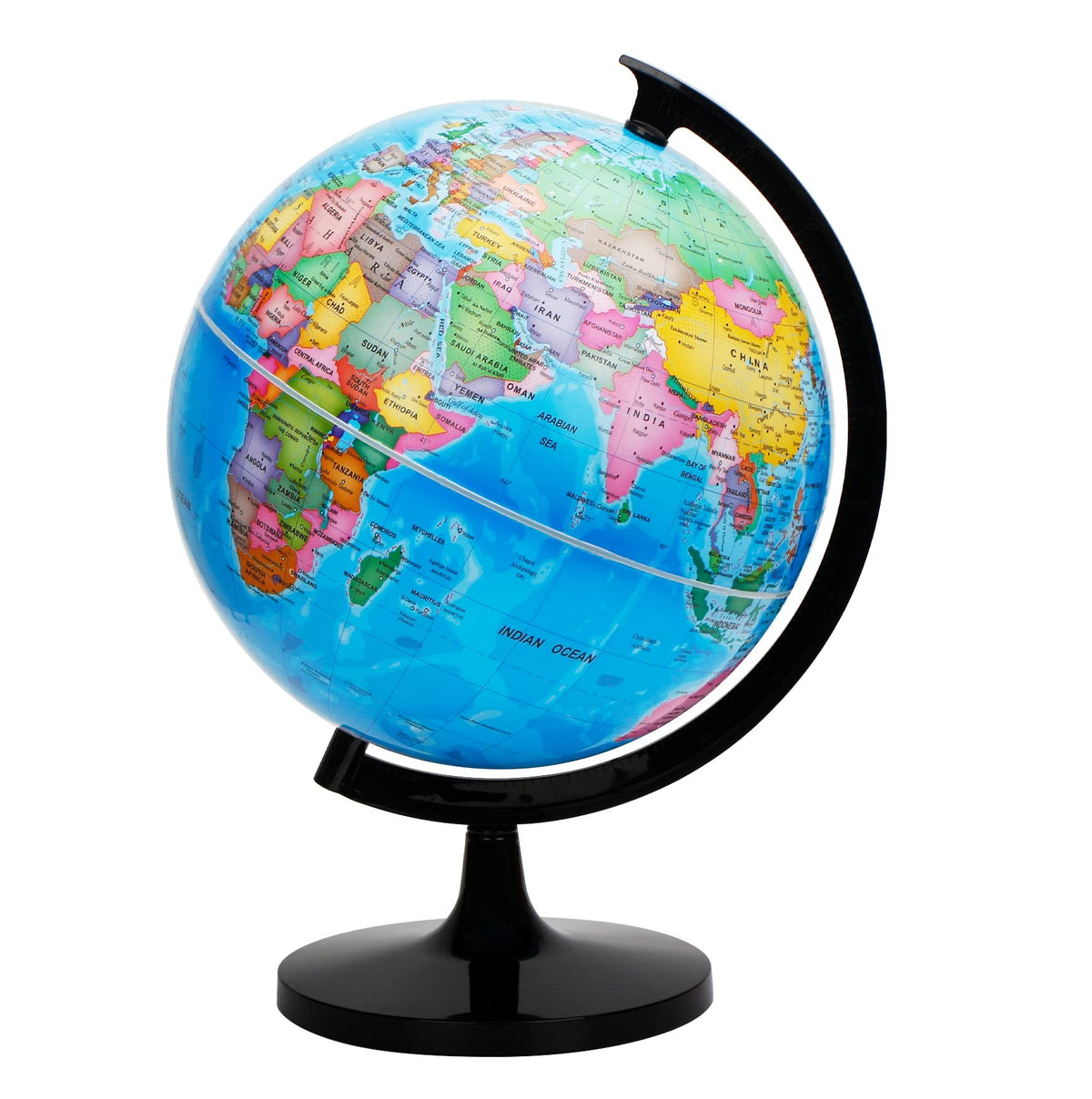 Exerz 12-inch globe assembly step-by-step guide for hands-on learning.