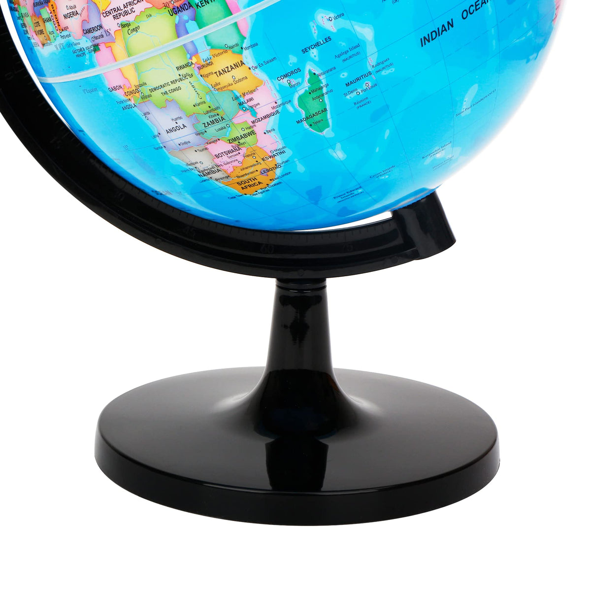 Exerz 8-inch globe assembly instructions guiding a simple DIY project.