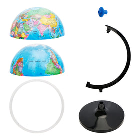 Exerz globe in classroom decor serves as a stylish educational centerpiece.