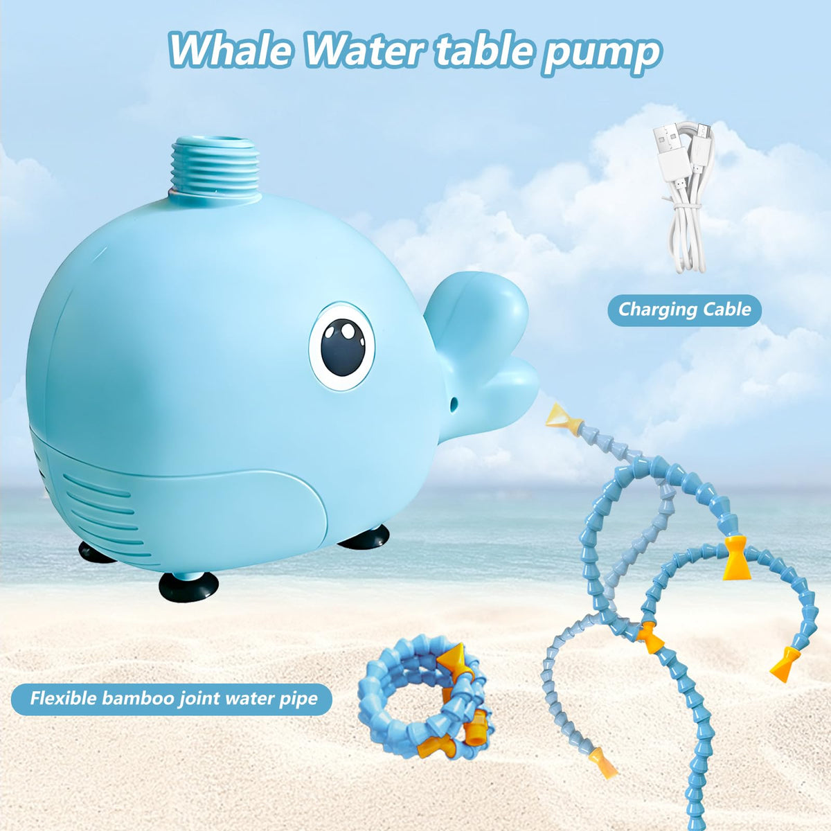 Exokugo water table pump detachable bottom simplifies cleaning after use