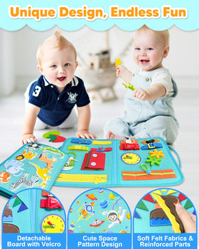 Exorany Busy Board counting-abacus promotes number sense with engaging beads