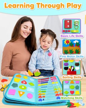 Exorany Busy Board travel-friendly design fits car or plane trips