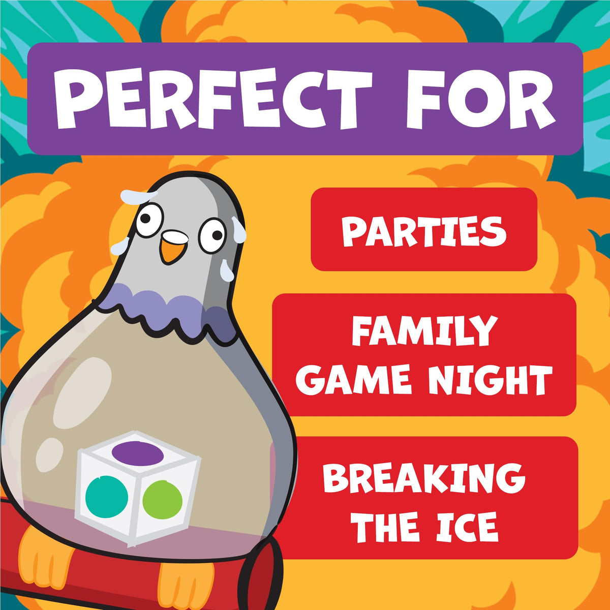 Exploding Pigeon by Exploding Kittens: 10-minute play sessions fit busy evenings.