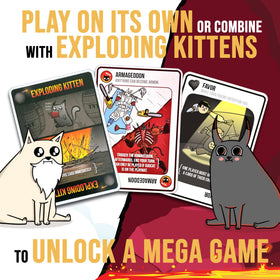 Exploding Kittens Good vs Evil Netflix-inspired artwork for fans