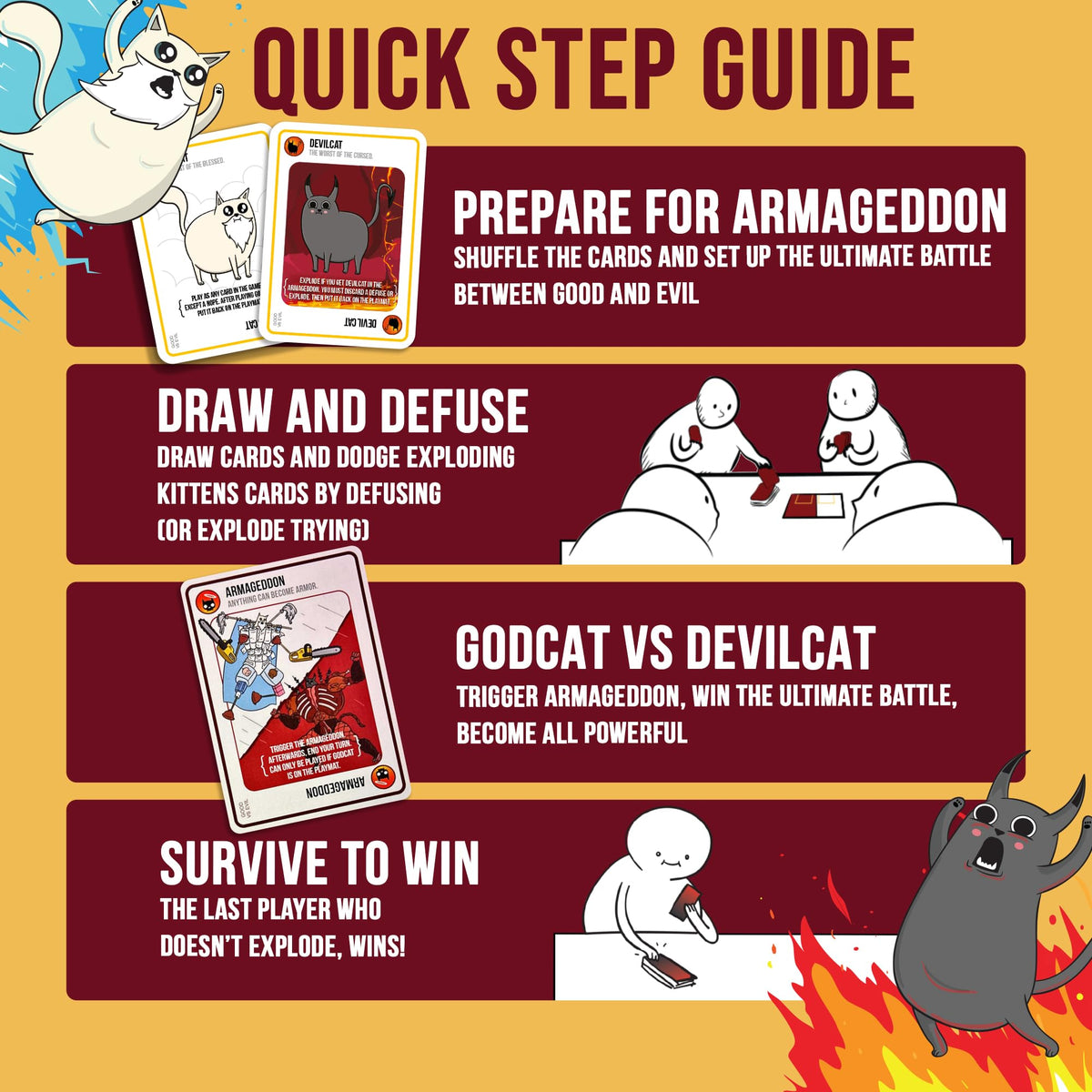 Exploding Kittens Good vs Evil packaging designed for portability and gifting