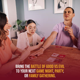 Exploding Kittens Good vs Evil two-to-five players setup for quick gatherings