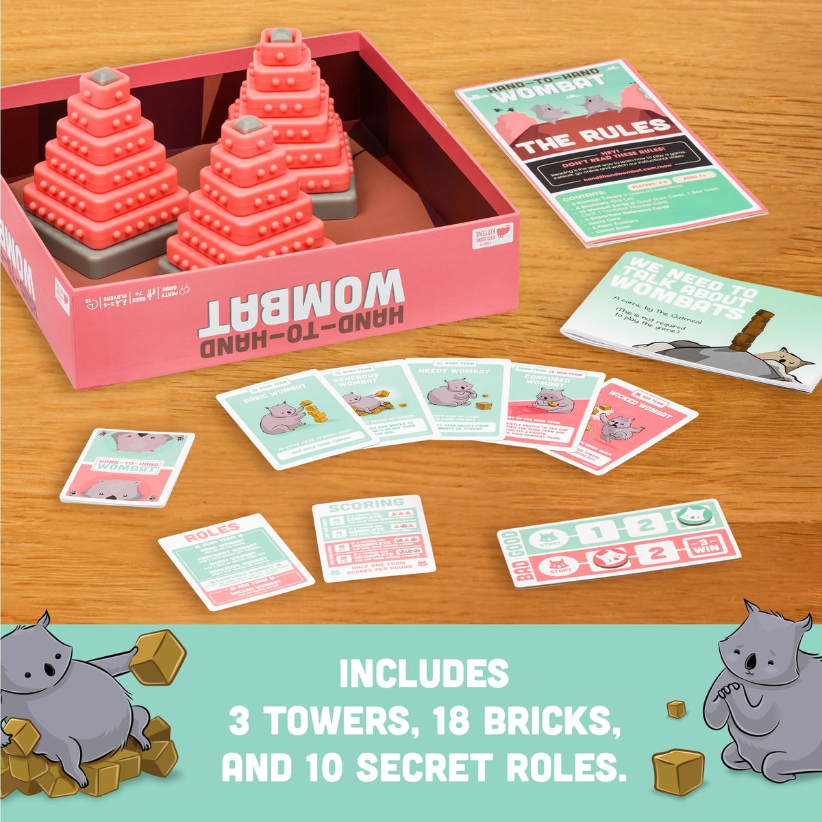 Exploding Kittens Hand to Hand Wombat players vote to identify suspicious wombats