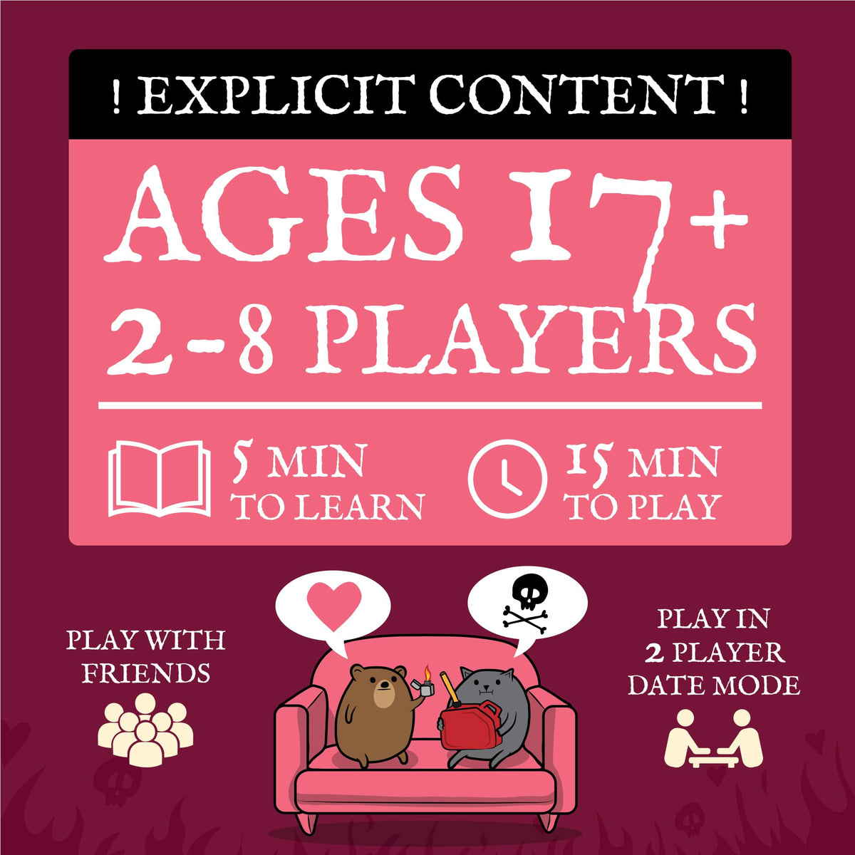 Exploding Kittens Horrible Couple question cards prompt bold conversations and cheeky storytelling.