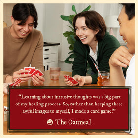 Exploding Kittens Horrible Therapist game-night setup for 3-8 players